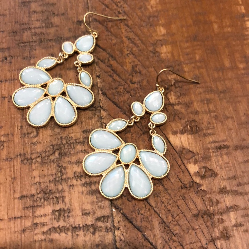 Adorable teal stone Earrings ✨